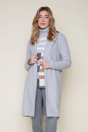 Renuar Brushed Knit Coat Heather Grey