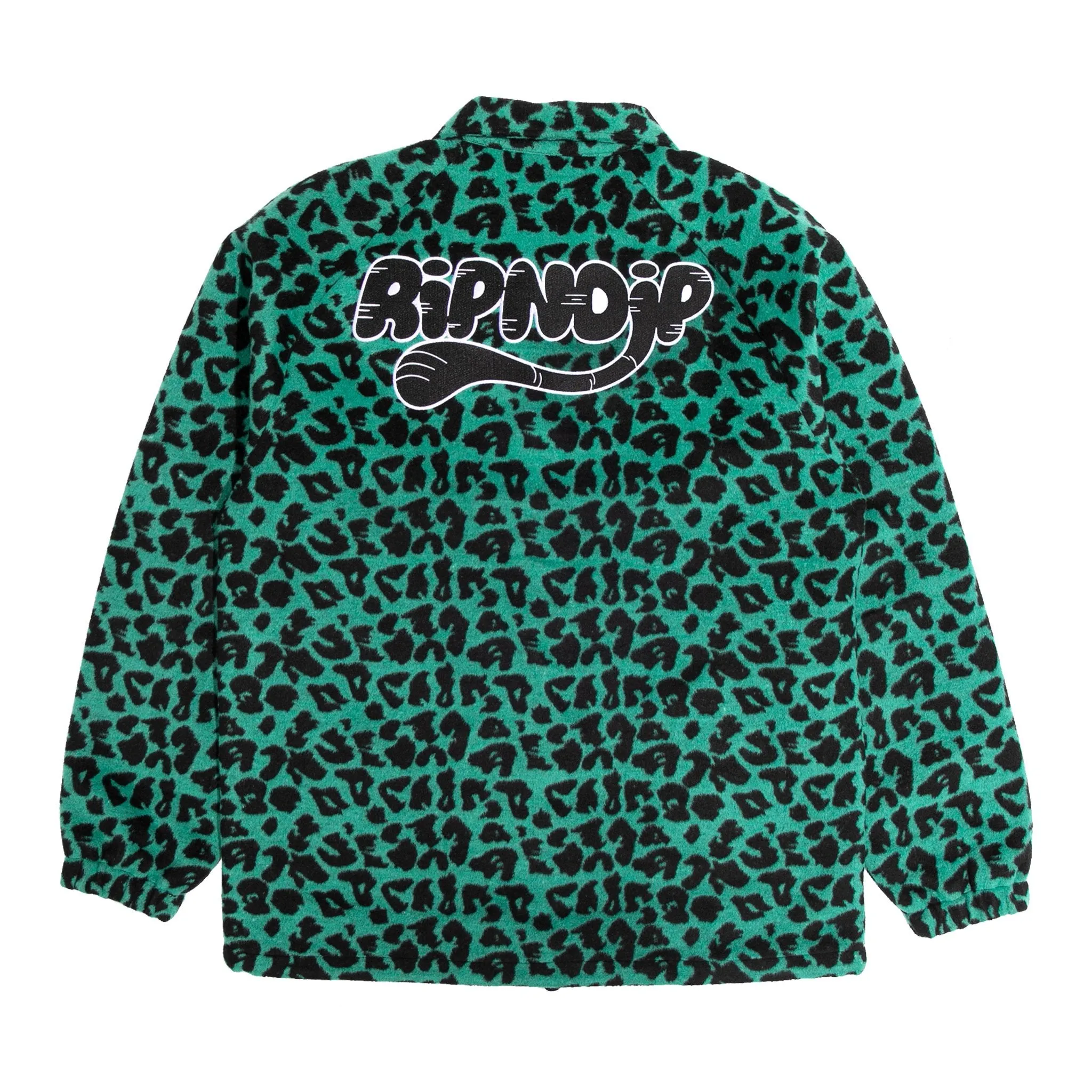 Ripntail Cheetah Coaches Jacket (Teal / Black)