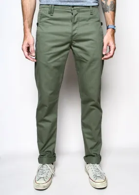 Rogue Territory Work Trousers Olive Herringbone