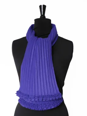 Ruffle Scarf - Royal blue