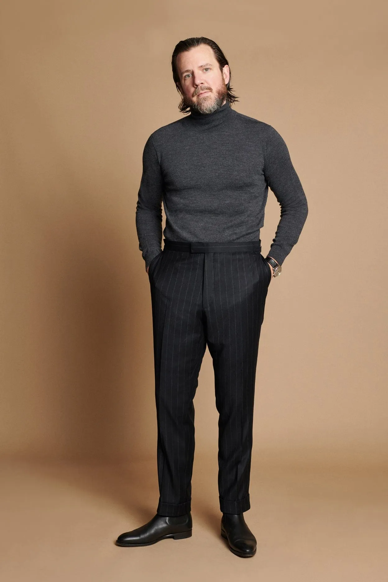 Sean Fine Merino Turtleneck Sweater