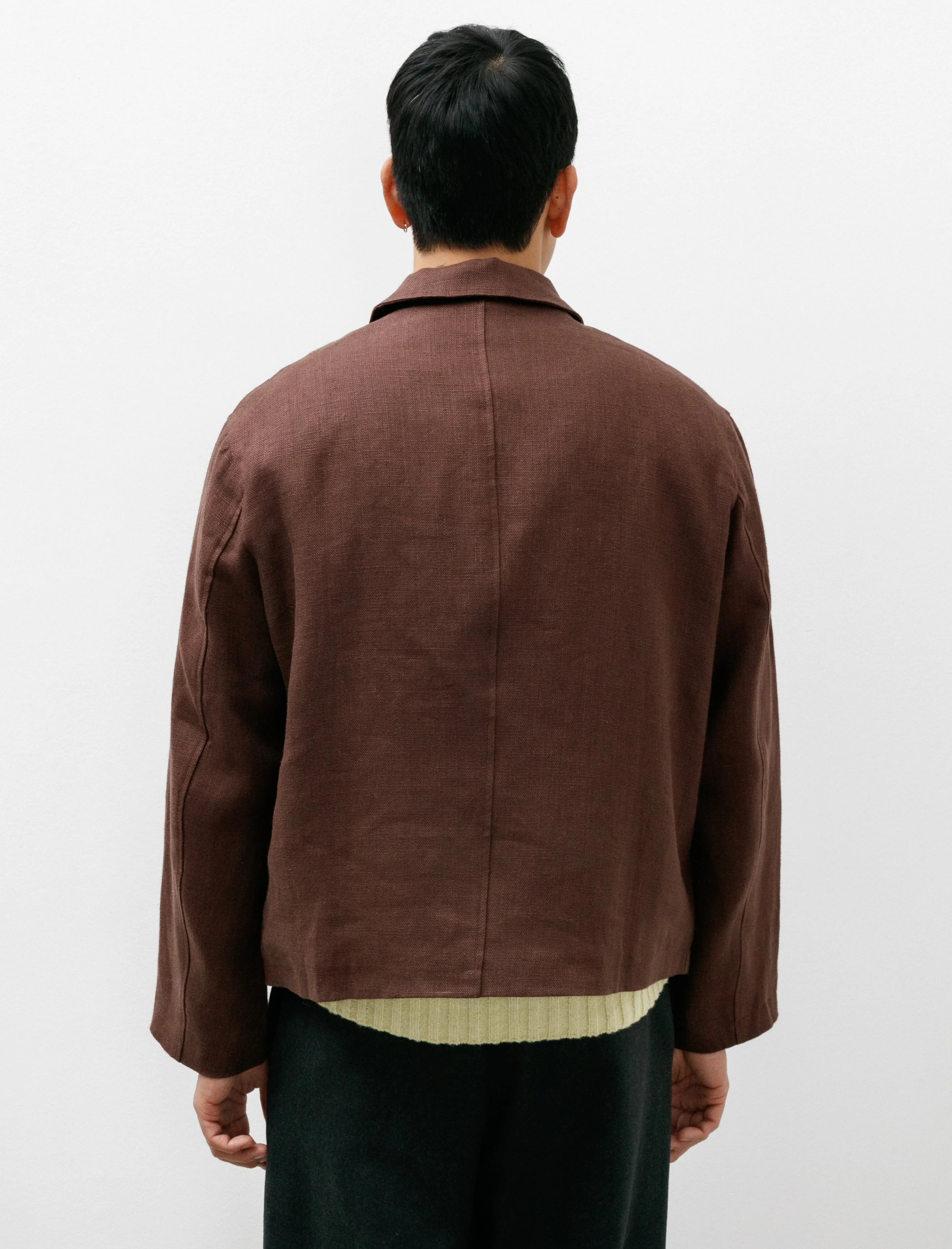 Site Jacket Belgian Linen Chestnut