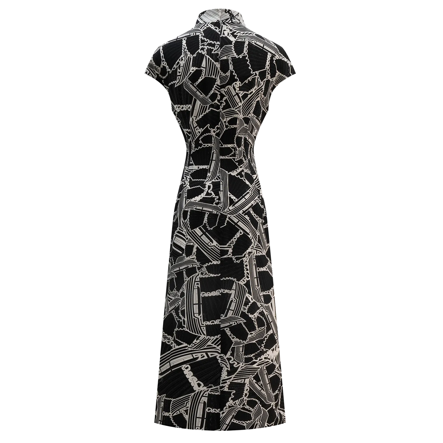 SPARKLE BY KAREN CHAN x  HK Heritage Museum【JUNK PARTY】100% Silk Cheongsam (Cap Sleeve)