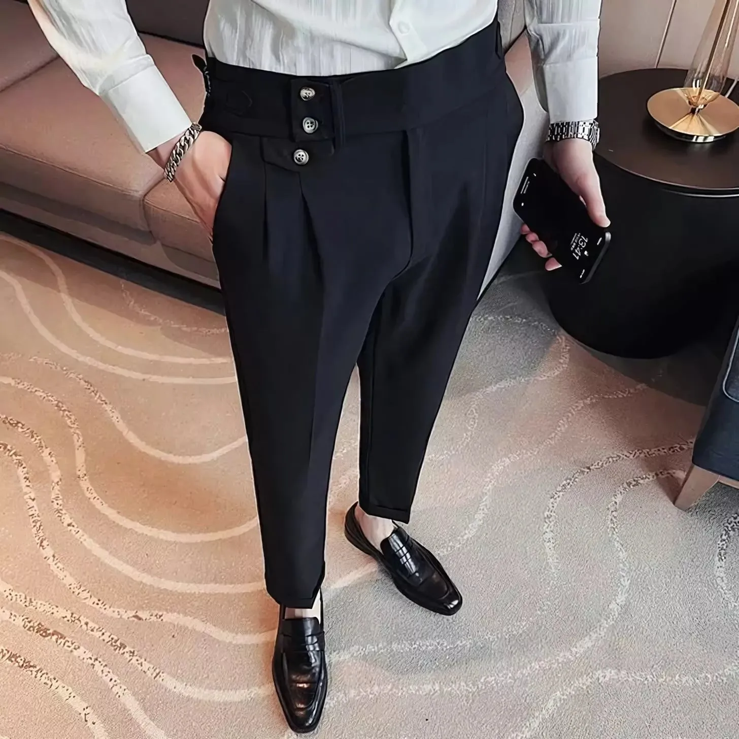 Tailored Wool Trousers