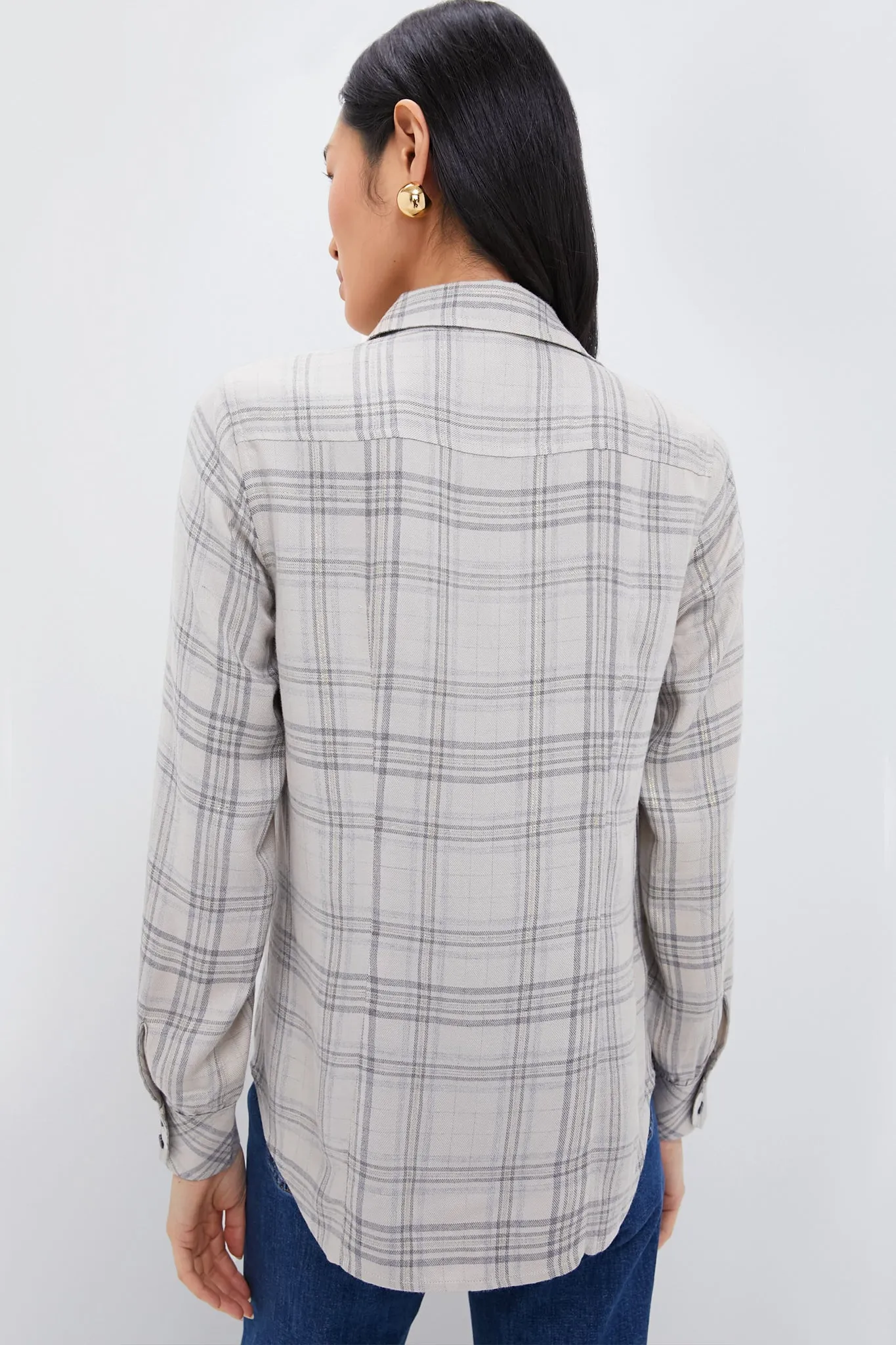 Tan Plaid Beaufort Button Down