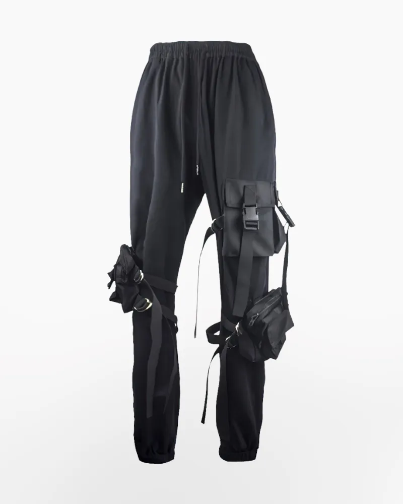 Techwear cargo 3D pockets pants