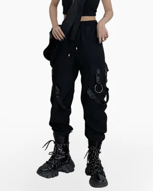 Techwear women's tactical cargo pants