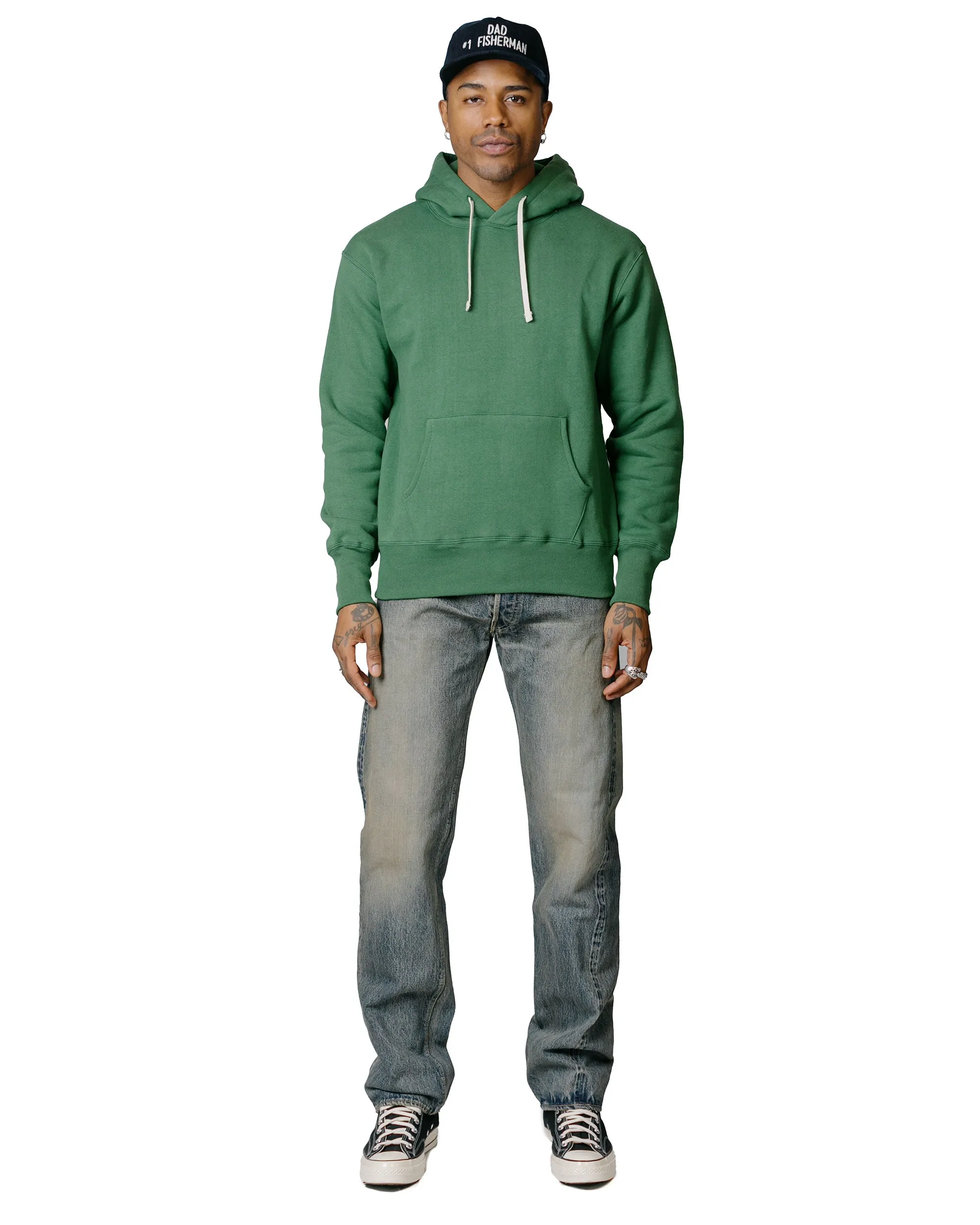 The Real McCoy’s MC19124 10 oz. Loopwheel Parka Shamrock