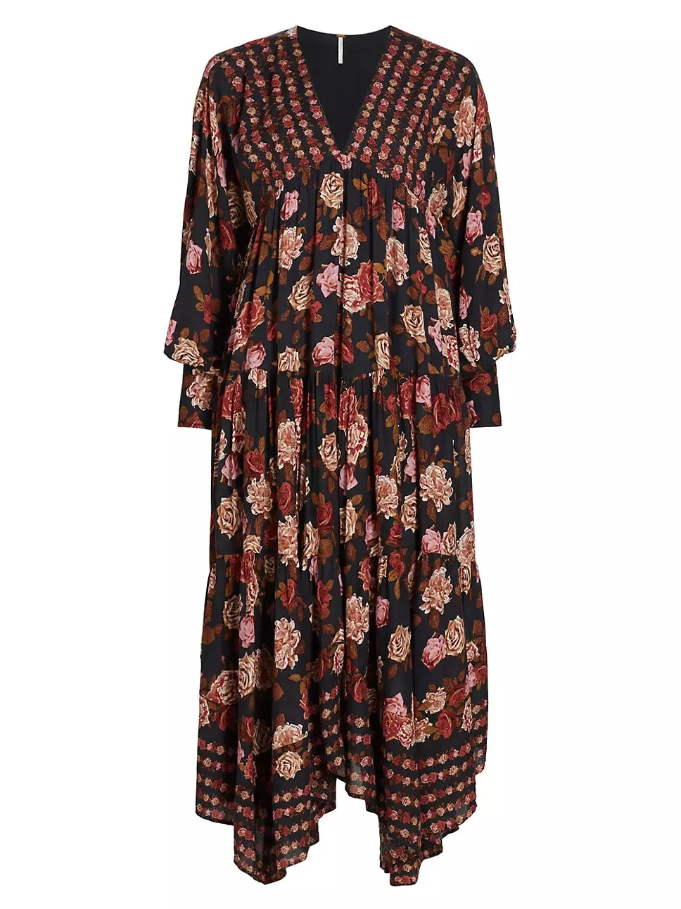 The Rows of Roses Long Sleeve Maxi Dress by Free People