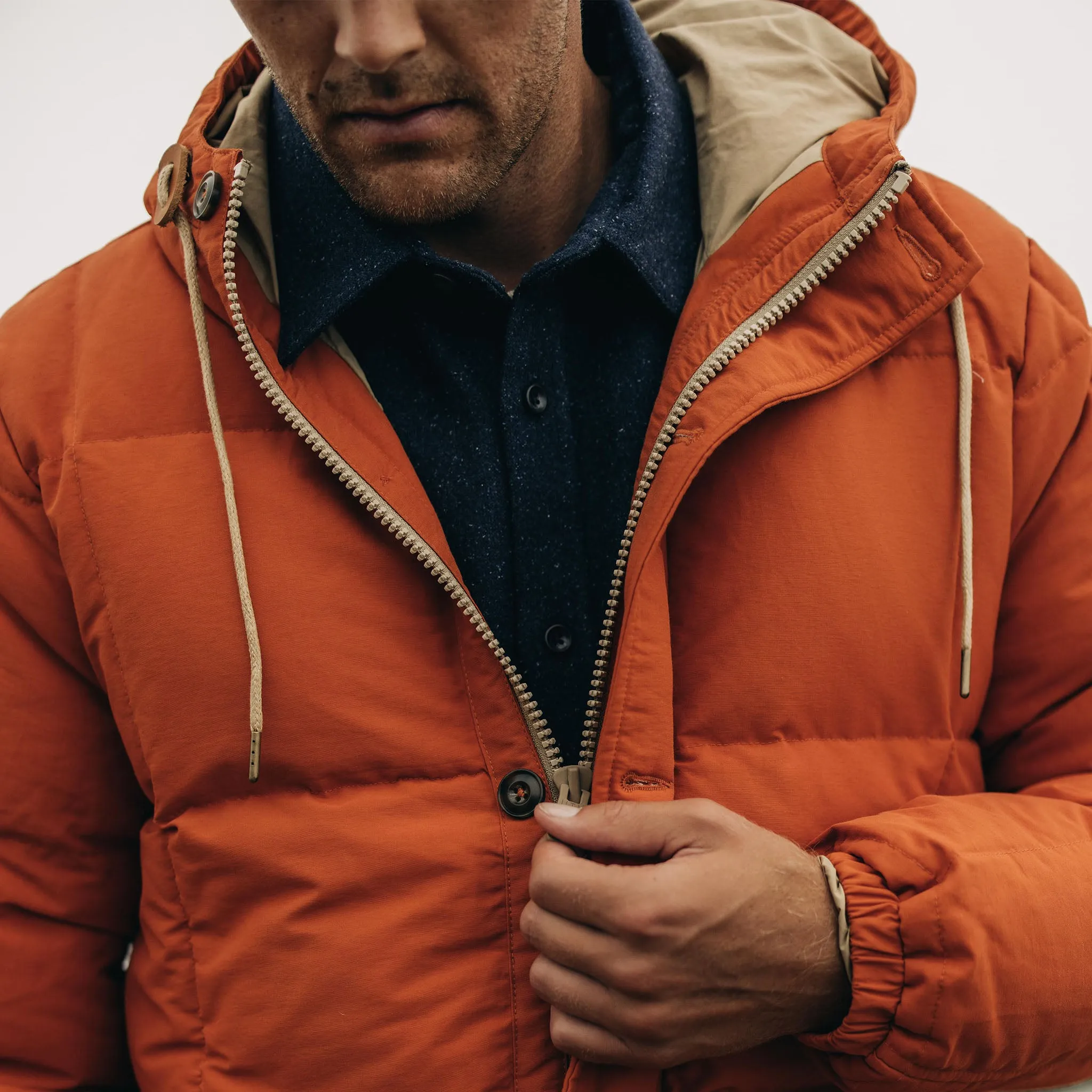 The Whitney Parka in Dusty Orange