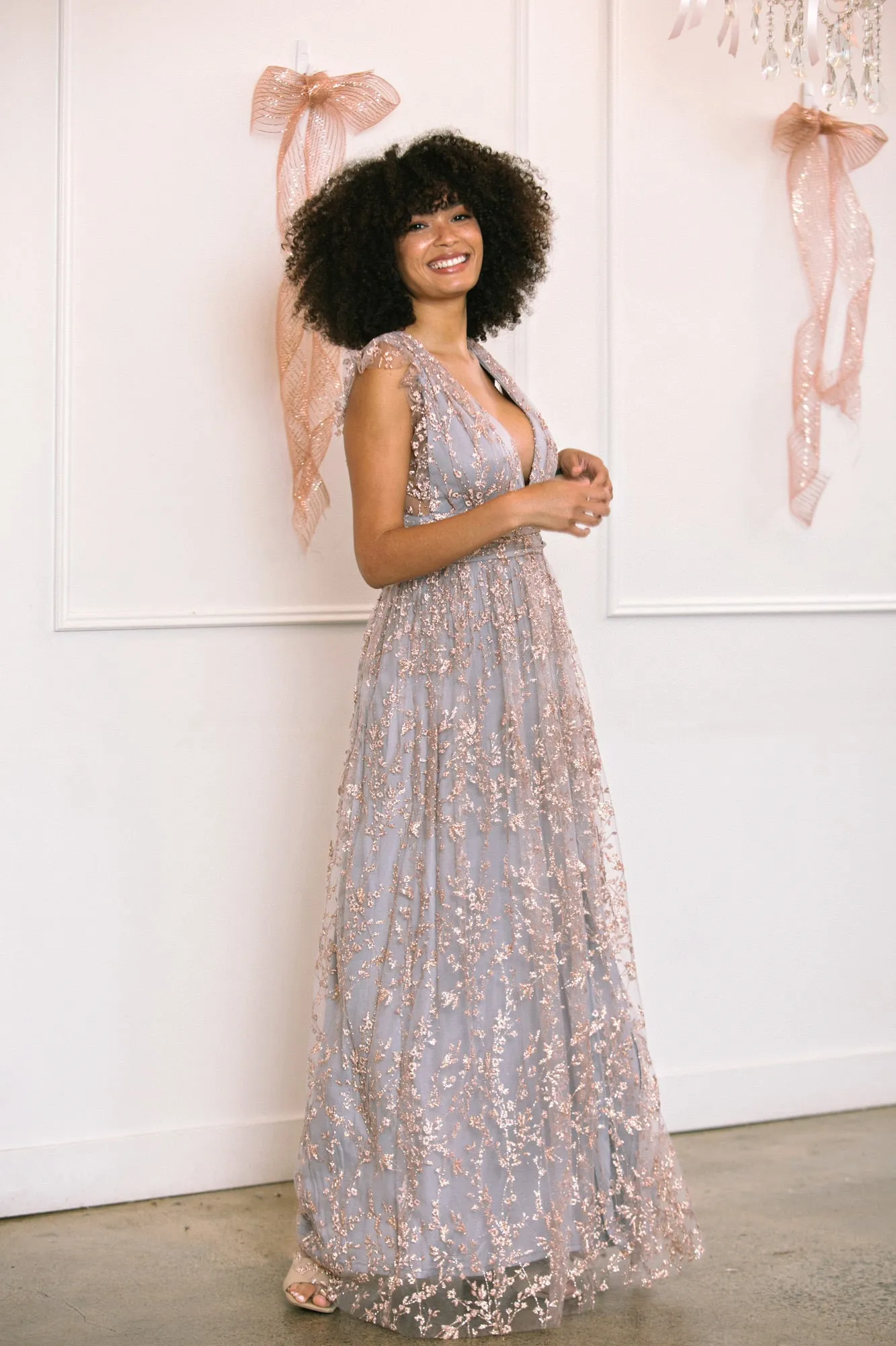 Thea Tulle Maxi Dress