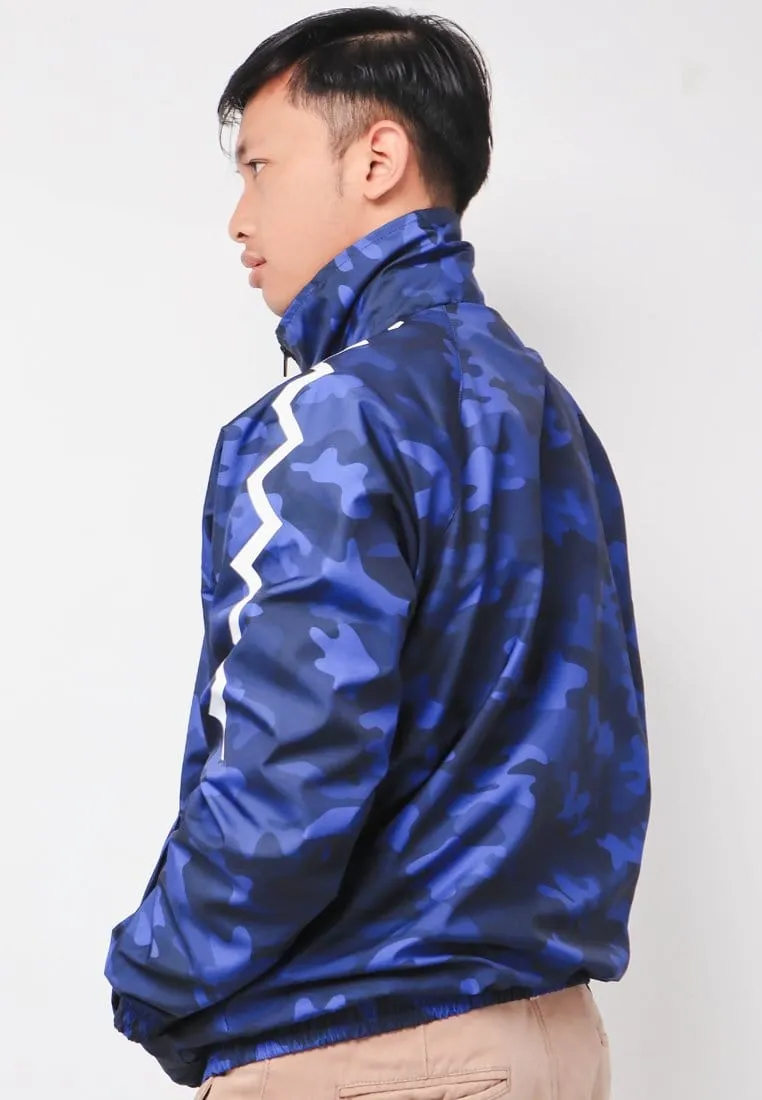 Third Day MOA33 Jaket Sporty Parka Pria Parasit Zigzag Camo Loreng Biru