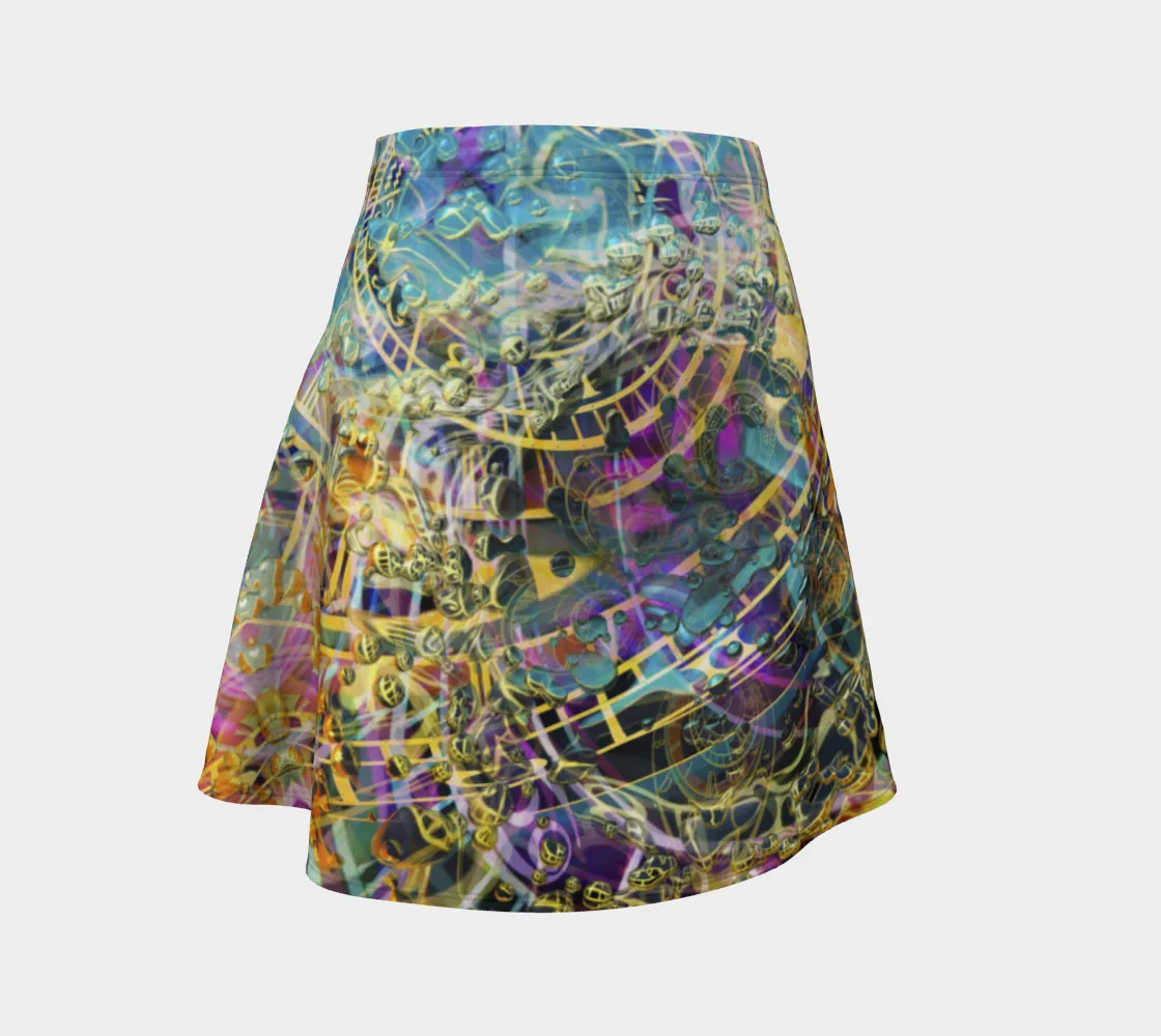 TIME MELTS AWAY FLARE SKIRT