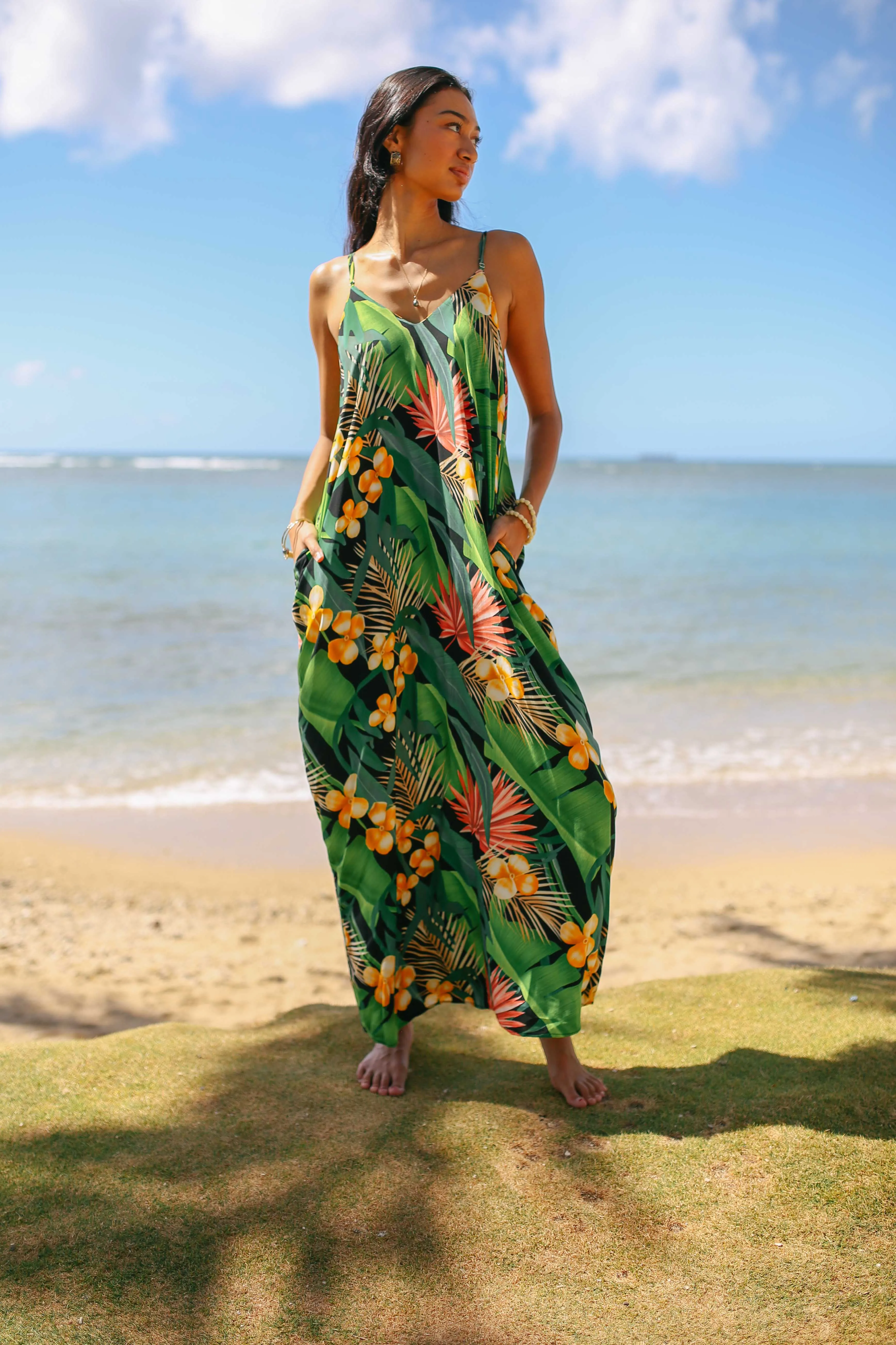 Tropical Garden Pocket Maxi (2 colors)