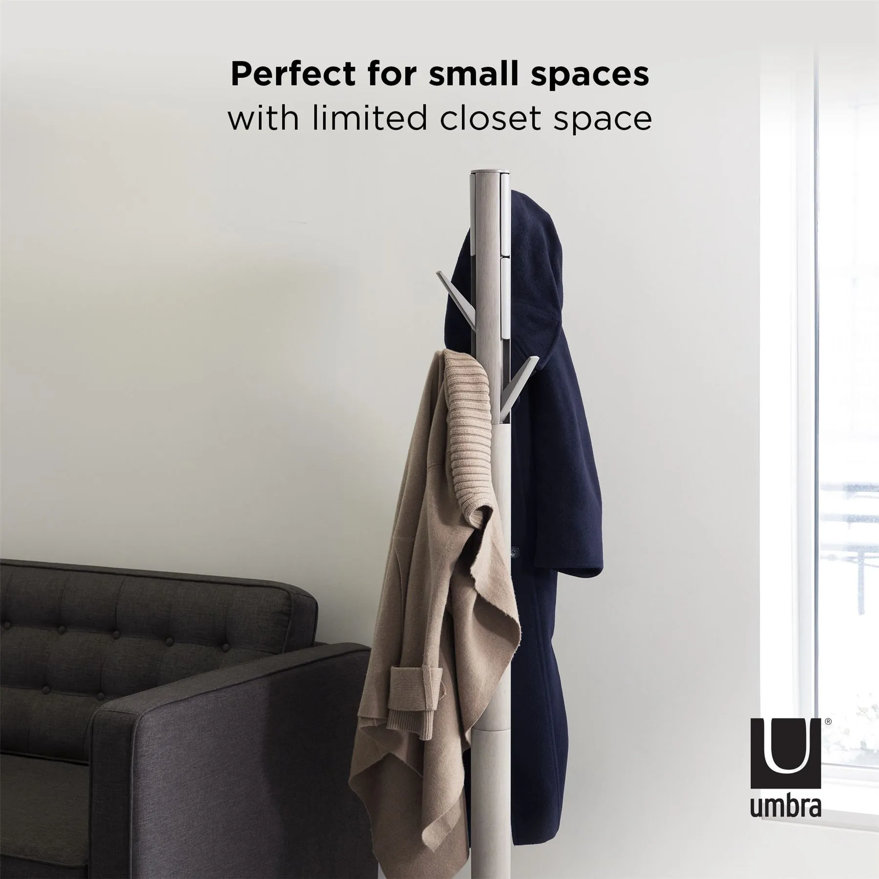 Umbra Flapper Floor Standing Coat Rack