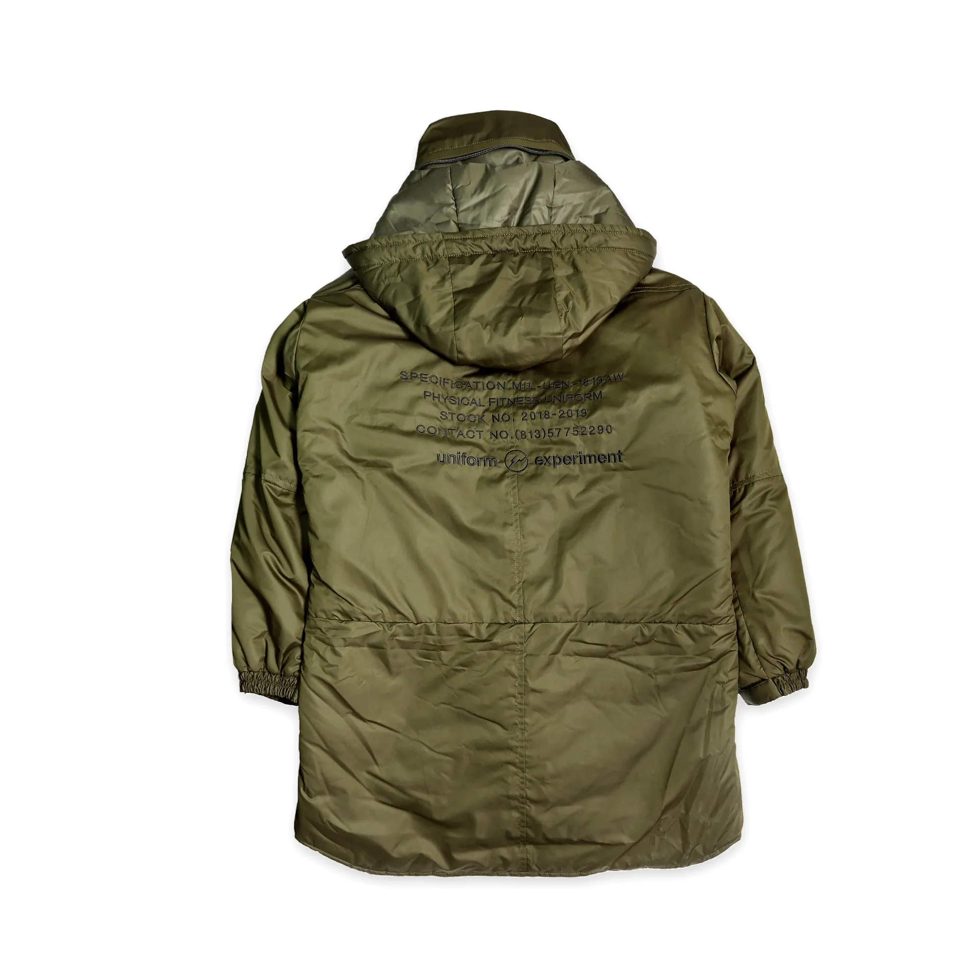 Uniform Experiment Padded Military Long Parka