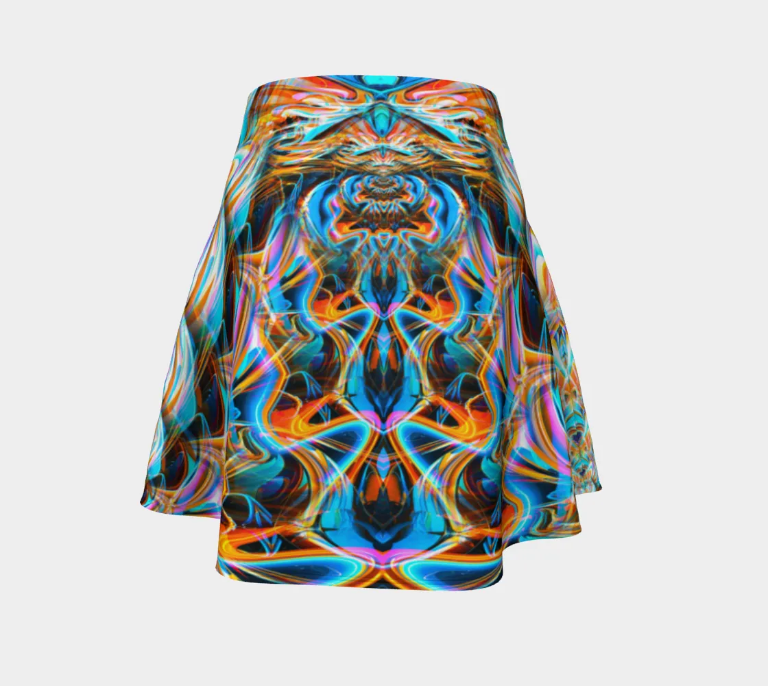 UNIVERSAL ENERGY SHIFT FLARE SKIRT