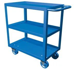 Utility Cart - Canway Service Cart Three Shelf 18" x 36" 18x36SC3-5RSX