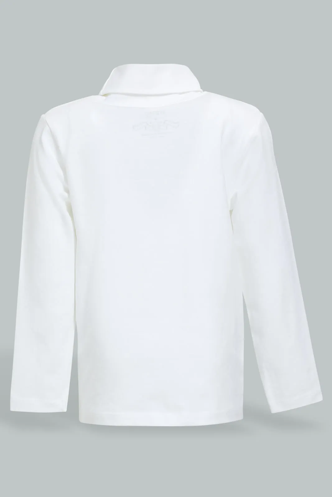 White Turtleneck T-Shirt