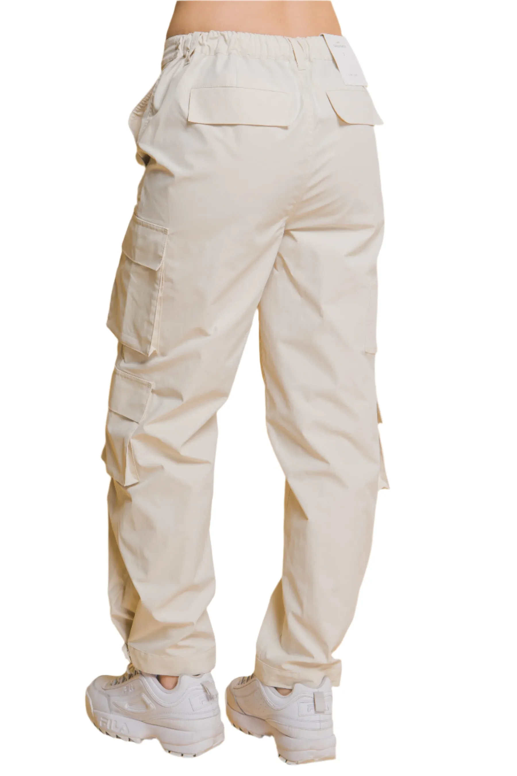 Winter White Cargo Pant