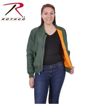 Womens Lightweight MA-1 Flight Jacket